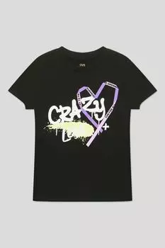 Футболка хлопковая с принтом OVS