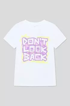 Футболка хлопковая с принтом OVS