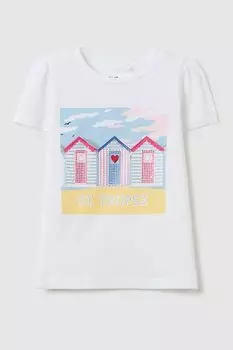 Футболка хлопковая с принтом OVS