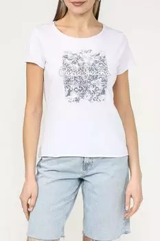 Футболка хлопковая с принтом PEPE JEANS