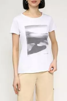 Футболка хлопковая с принтом PEPE JEANS