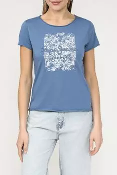 Футболка хлопковая с принтом PEPE JEANS