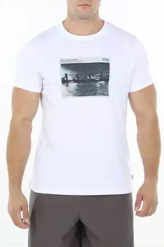 Футболка хлопковая с принтом PEPE JEANS