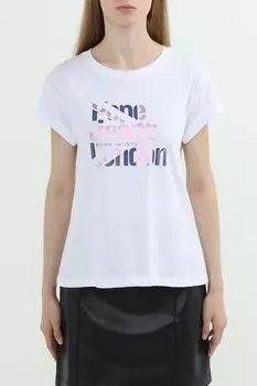 Футболка хлопковая с принтом PEPE JEANS