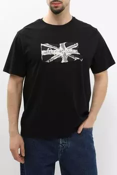 Футболка хлопковая с принтом PEPE JEANS