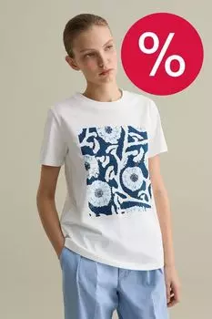 Футболка хлопковая с принтом Piombo