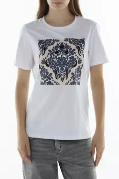 Футболка хлопковая с принтом Piombo