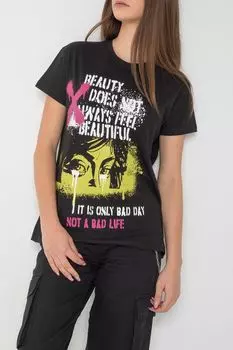 Футболка хлопковая с принтом Reporter Young