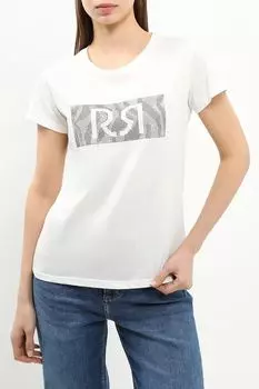 Футболка хлопковая с принтом Rinascimento