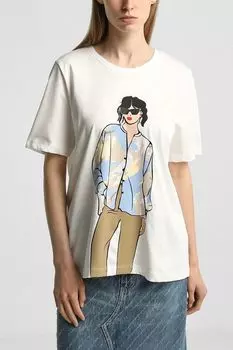 Футболка хлопковая с принтом s.Oliver