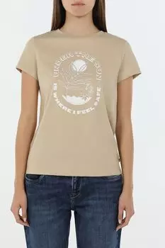 Футболка хлопковая с принтом s.Oliver