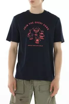 Футболка хлопковая с принтом s.Oliver