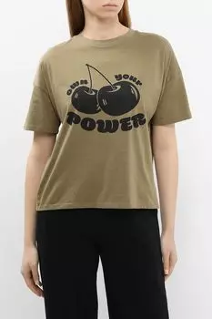 Футболка хлопковая с принтом s.Oliver