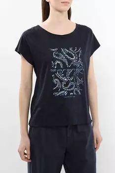 Футболка хлопковая с принтом s.Oliver