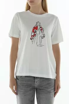 Футболка хлопковая с принтом s.Oliver