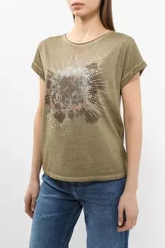 Футболка хлопковая с принтом s.Oliver