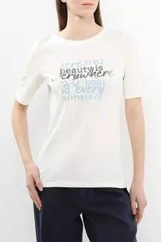 Футболка хлопковая с принтом s.Oliver