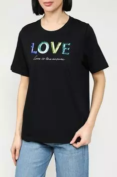 Футболка хлопковая с принтом s.Oliver