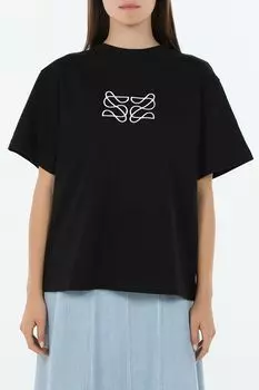 Футболка хлопковая с принтом SABRINA SCALA