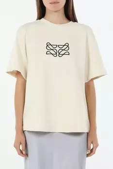 Футболка хлопковая с принтом SABRINA SCALA