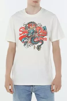 Футболка хлопковая с принтом Superdry