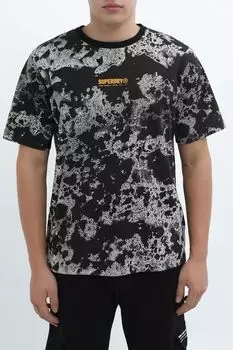 Футболка хлопковая с принтом Superdry