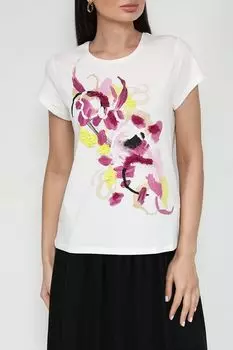 Футболка хлопковая с принтом Taifun