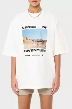 Футболка хлопковая с принтом The Couture Club