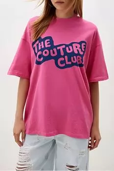 Футболка хлопковая с принтом The Couture Club