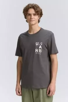 Футболка хлопковая с принтом TOM TAILOR