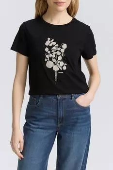 Футболка хлопковая с принтом TOM TAILOR