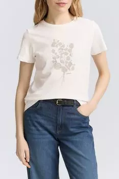 Футболка хлопковая с принтом TOM TAILOR