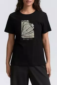 Футболка хлопковая с принтом TOM TAILOR