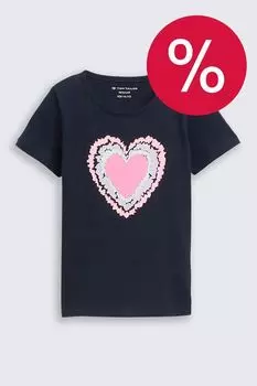 Футболка хлопковая с принтом TOM TAILOR