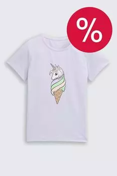 Футболка хлопковая с принтом TOM TAILOR