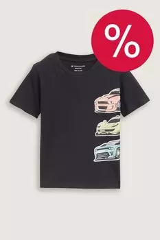 Футболка хлопковая с принтом TOM TAILOR