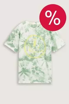 Футболка хлопковая с принтом TOM TAILOR