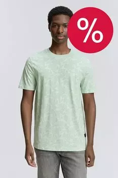 Футболка хлопковая с принтом TOM TAILOR