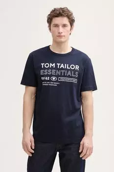 Футболка хлопковая с принтом TOM TAILOR
