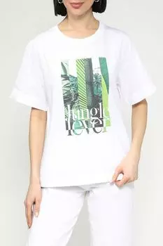 Футболка хлопковая с принтом UNQ