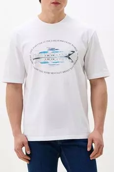 Футболка хлопковая с принтом Urban Tiger