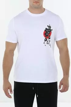 Футболка хлопковая с принтом WTT