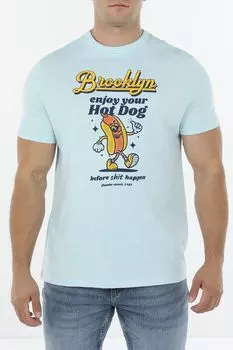 Футболка хлопковая с принтом WTT