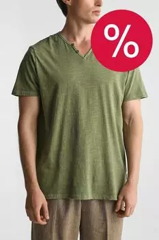 Футболка хлопковая с пуговицами Blend