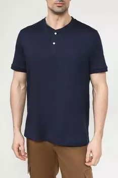 Футболка хлопковая с пуговицами Esprit Casual