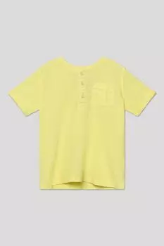 Футболка хлопковая с пуговицами и карманом Fagottino