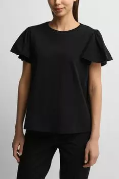 Футболка хлопковая с пышным рукавом BELUCCI