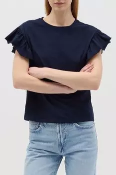 Футболка хлопковая с пышным рукавом OVS