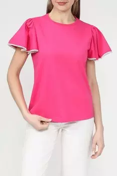 Футболка хлопковая с пышными рукавами BELUCCI