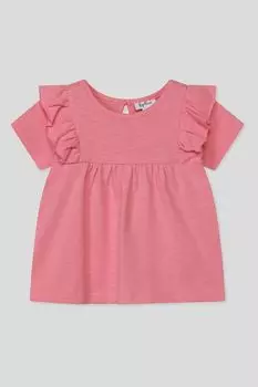 Футболка хлопковая с рюшами Fagottino